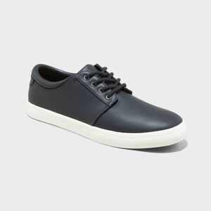 Goodfellow & Co -  Men's Low Top Faux Leather Sneaker Black